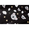 image:imageVopmocld Big Girls Winter Long Sleeve Pajamas 2PCS Cotton Blend SleepwearBlack Koala