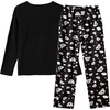 image:imageVopmocld Big Girls Winter Long Sleeve Pajamas 2PCS Cotton Blend SleepwearBlack Koala