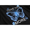 image:imageVopmocld Big Girls Winter Long Sleeve Pajamas 2PCS Cotton Blend SleepwearBlue Butterfly