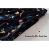 image:imageVopmocld Big Girls Winter Long Sleeve Pajamas 2PCS Cotton Blend SleepwearButterfly Floral