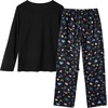 image:imageVopmocld Big Girls Winter Long Sleeve Pajamas 2PCS Cotton Blend SleepwearButterfly Floral