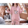 image:imageVopmocld Big Girls Winter Long Sleeve Pajamas 2PCS Cotton Blend SleepwearCamera Rabbit