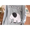 image:imageVopmocld Big Girls Winter Long Sleeve Pajamas 2PCS Cotton Blend SleepwearElephant