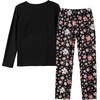 image:imageVopmocld Big Girls Winter Long Sleeve Pajamas 2PCS Cotton Blend SleepwearFlorals