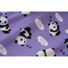 image:imageVopmocld Big Girls Winter Long Sleeve Pajamas 2PCS Cotton Blend SleepwearGray Purple