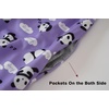 image:imageVopmocld Big Girls Winter Long Sleeve Pajamas 2PCS Cotton Blend SleepwearGray Purple