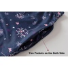 image:imageVopmocld Big Girls Winter Long Sleeve Pajamas 2PCS Cotton Blend SleepwearNavy Dandelion