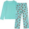 image:imageVopmocld Big Girls Winter Long Sleeve Pajamas 2PCS Cotton Blend SleepwearXmas Sloth