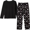 image:imageVopmocld Young Girls Lovely Pajama Sets Cotton Pants Pjs Clothes SleepwearBlack
