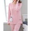 image:imageVopmocld Young Girls Lovely Pajama Sets Cotton Pants Pjs Clothes SleepwearPink
