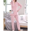 image:imageVopmocld Young Girls Lovely Pajama Sets Cotton Pants Pjs Clothes SleepwearPink