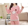 image:imageVopmocld Young Girls Lovely Pajama Sets Cotton Pants Pjs Clothes SleepwearPolka Dot Cat