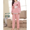 image:imageVopmocld Young Girls Lovely Pajama Sets Cotton Pants Pjs Clothes SleepwearPolka Dot Cat