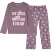 image:imageVopmocld Big Girls Winter Long Sleeve Pajamas 2PCS Cotton Blend SleepwearSloth