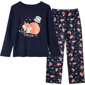 image:imageVopmocld Young Girls Lovely Pajama Sets Cotton Pants Pjs Clothes SleepwearFox