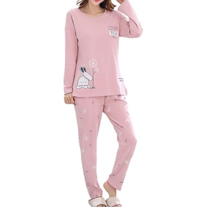 image:imageVopmocld Young Girls Lovely Pajama Sets Cotton Pants Pjs Clothes SleepwearPink